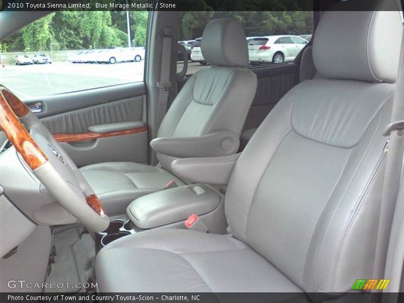  2010 Sienna Limited Stone Interior