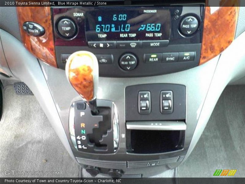  2010 Sienna Limited 5 Speed ECT-i Automatic Shifter