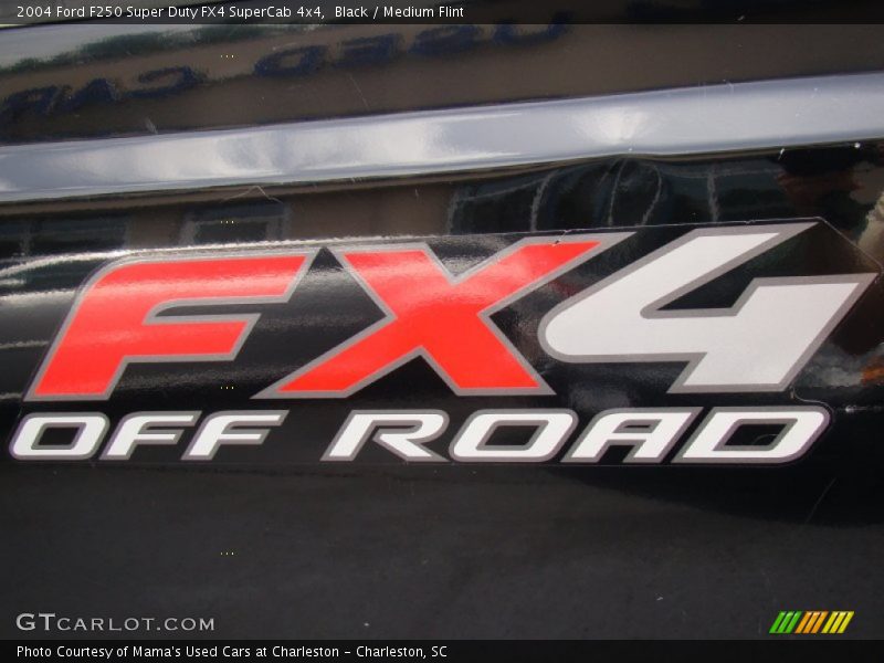 Black / Medium Flint 2004 Ford F250 Super Duty FX4 SuperCab 4x4