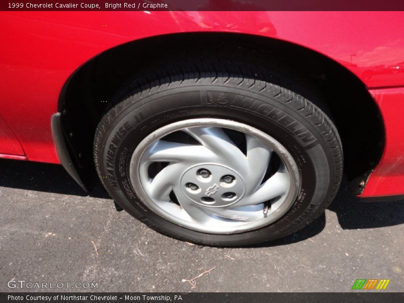 Bright Red / Graphite 1999 Chevrolet Cavalier Coupe