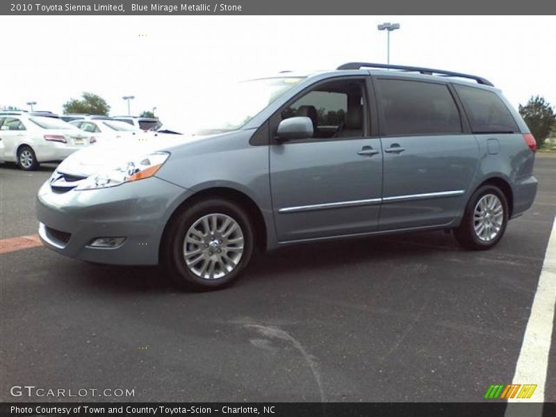 Blue Mirage Metallic / Stone 2010 Toyota Sienna Limited