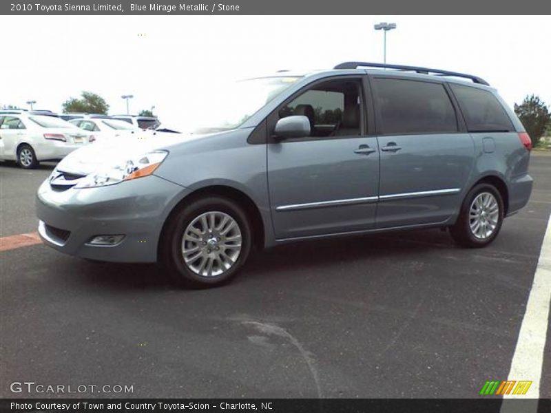 Blue Mirage Metallic / Stone 2010 Toyota Sienna Limited