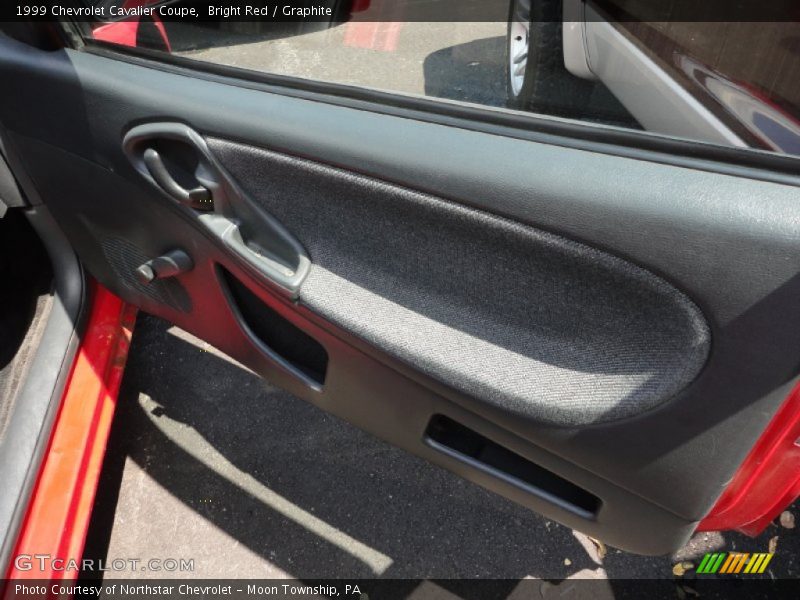 Bright Red / Graphite 1999 Chevrolet Cavalier Coupe