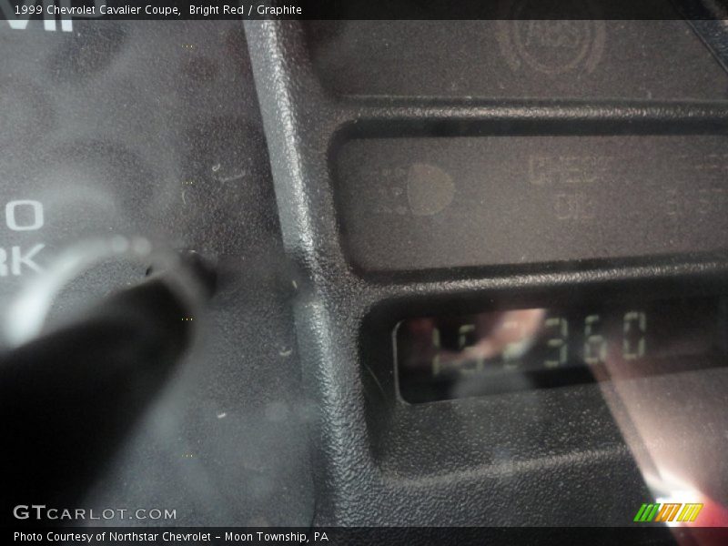 Bright Red / Graphite 1999 Chevrolet Cavalier Coupe