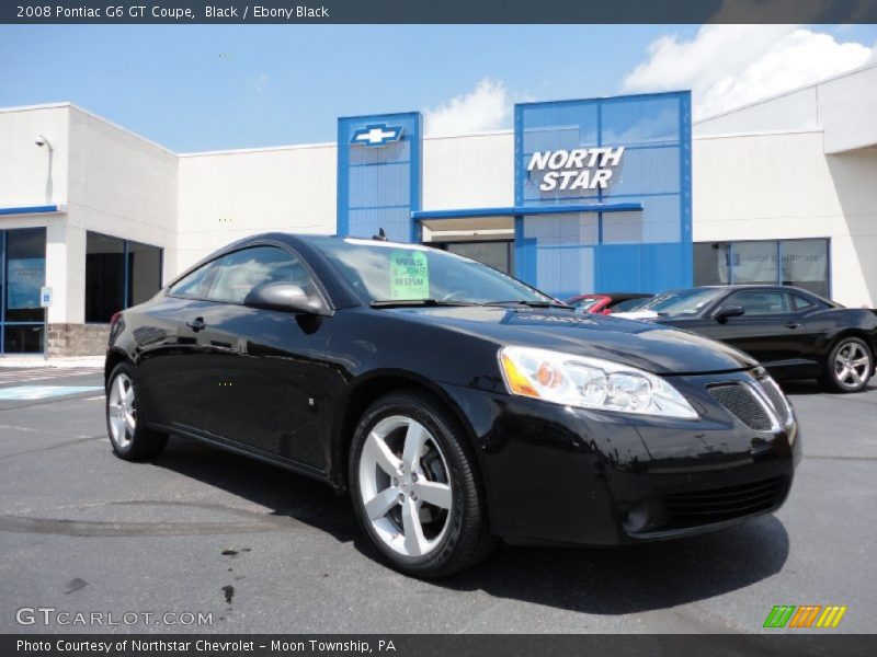Black / Ebony Black 2008 Pontiac G6 GT Coupe
