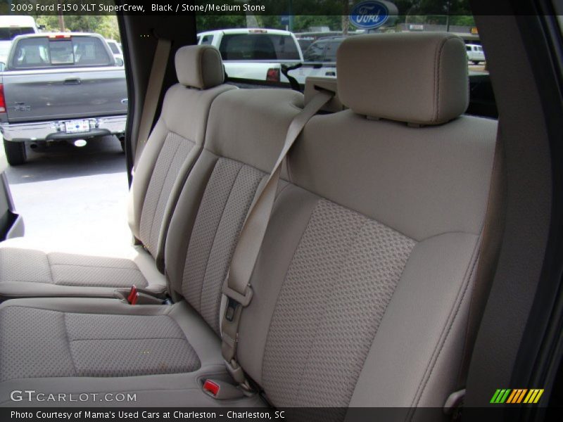 Black / Stone/Medium Stone 2009 Ford F150 XLT SuperCrew