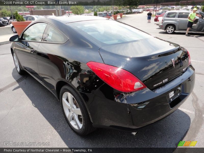 Black / Ebony Black 2008 Pontiac G6 GT Coupe