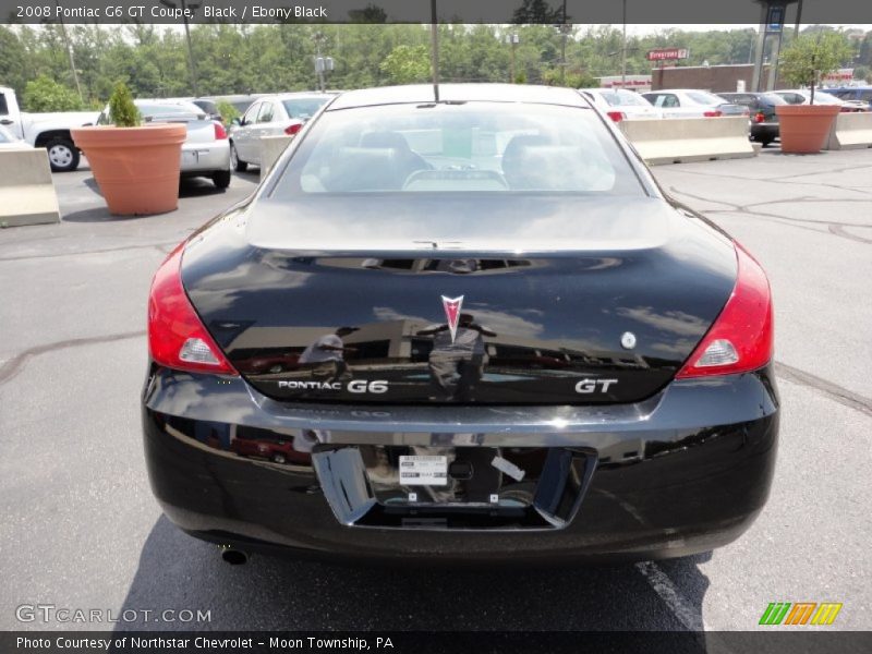 Black / Ebony Black 2008 Pontiac G6 GT Coupe