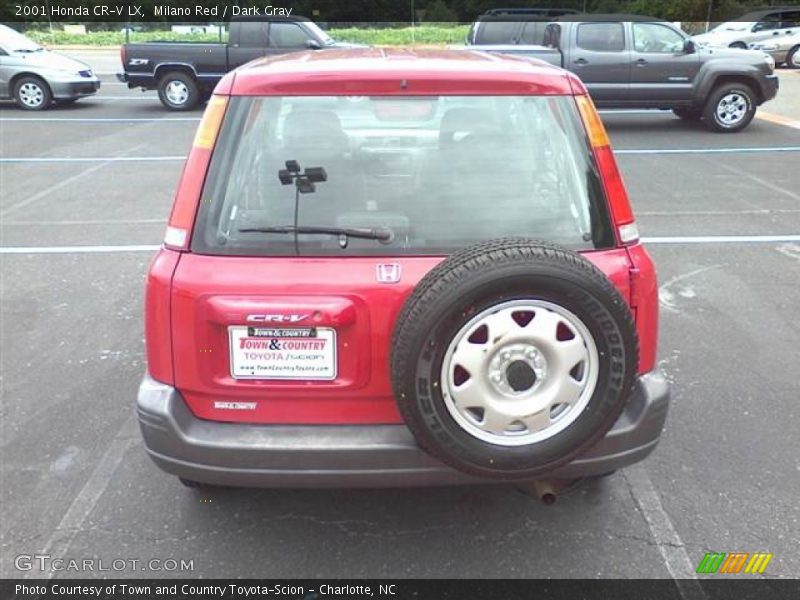 Milano Red / Dark Gray 2001 Honda CR-V LX