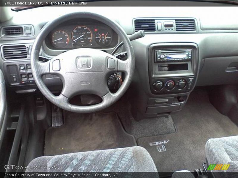 Milano Red / Dark Gray 2001 Honda CR-V LX