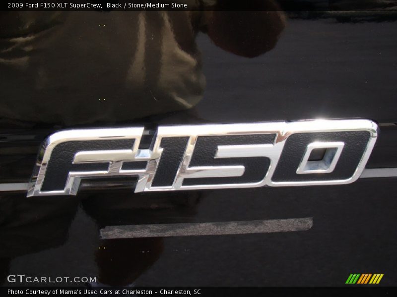 Black / Stone/Medium Stone 2009 Ford F150 XLT SuperCrew