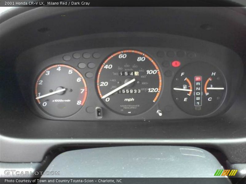  2001 CR-V LX LX Gauges