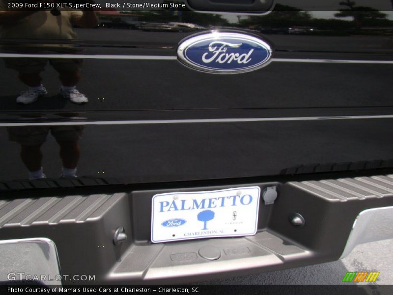 Black / Stone/Medium Stone 2009 Ford F150 XLT SuperCrew