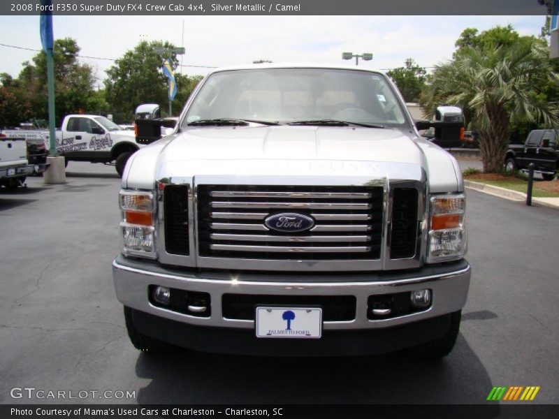 Silver Metallic / Camel 2008 Ford F350 Super Duty FX4 Crew Cab 4x4