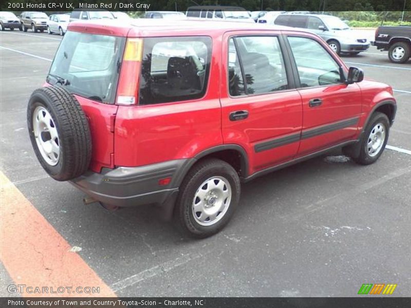 Milano Red / Dark Gray 2001 Honda CR-V LX