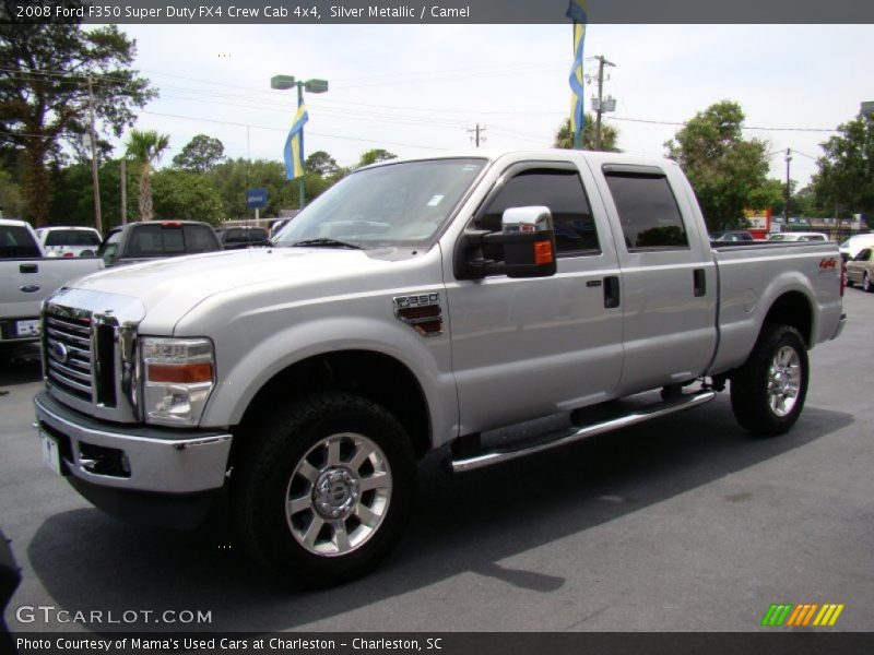 Silver Metallic / Camel 2008 Ford F350 Super Duty FX4 Crew Cab 4x4