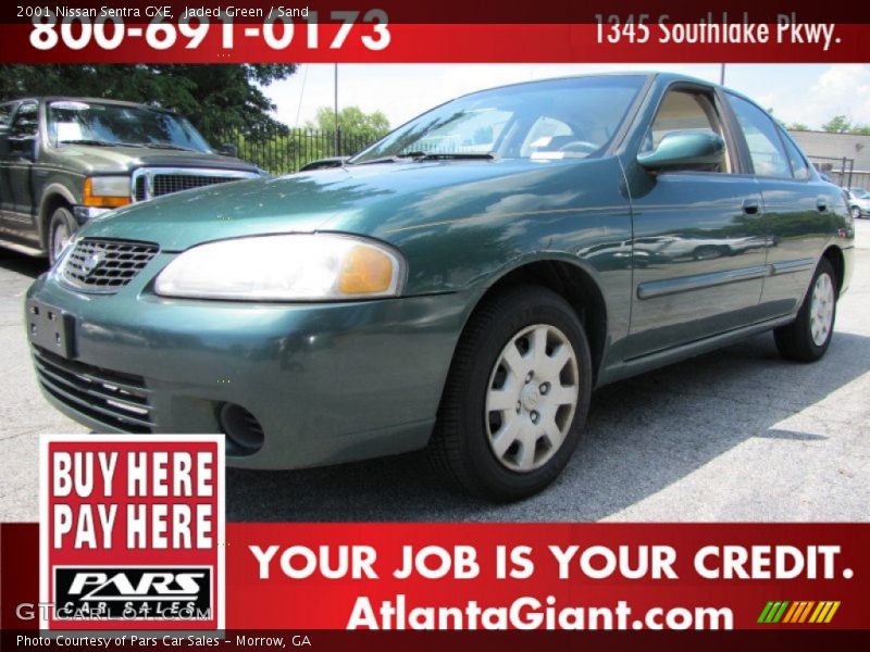 Jaded Green / Sand 2001 Nissan Sentra GXE