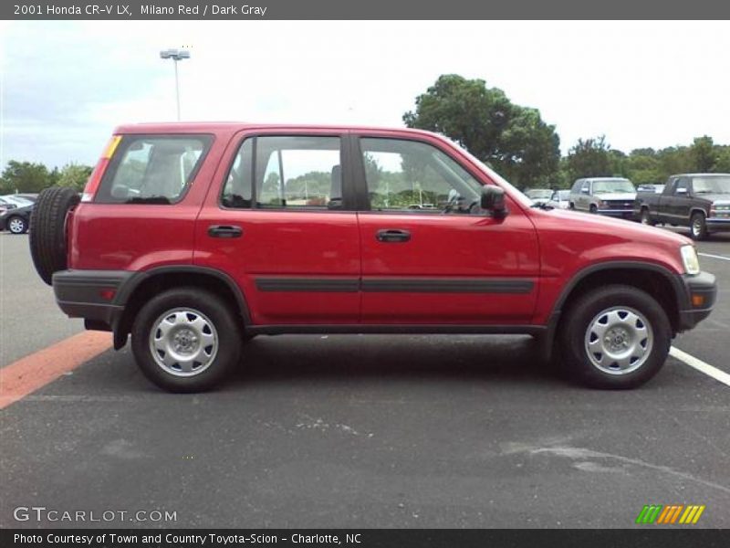 Milano Red / Dark Gray 2001 Honda CR-V LX