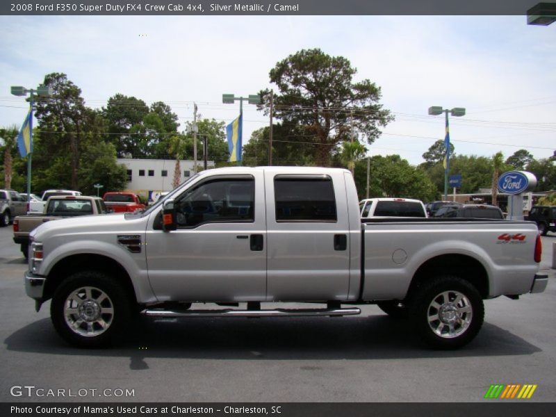 Silver Metallic / Camel 2008 Ford F350 Super Duty FX4 Crew Cab 4x4