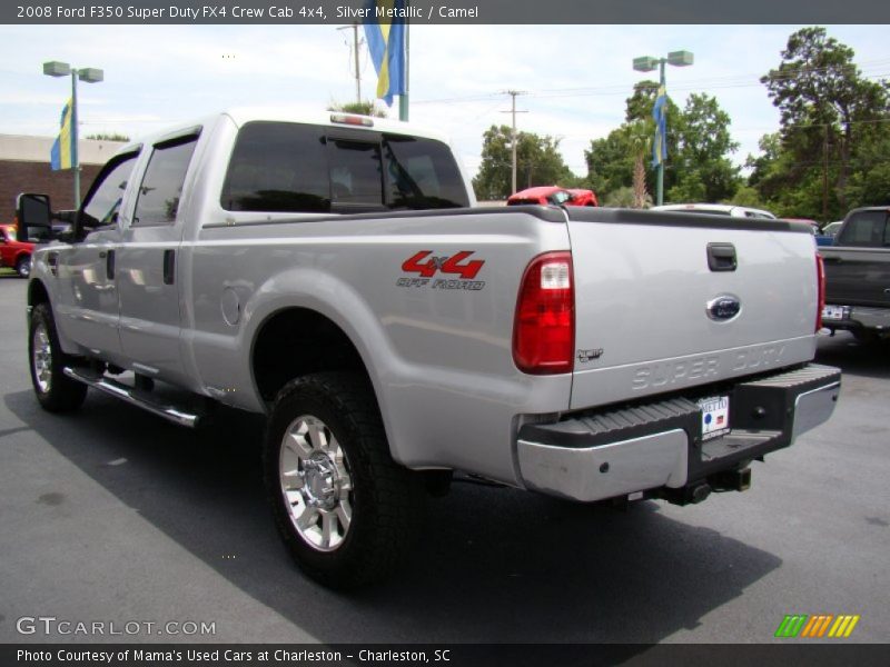 Silver Metallic / Camel 2008 Ford F350 Super Duty FX4 Crew Cab 4x4