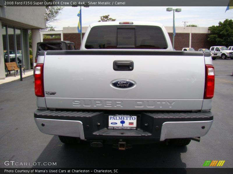 Silver Metallic / Camel 2008 Ford F350 Super Duty FX4 Crew Cab 4x4