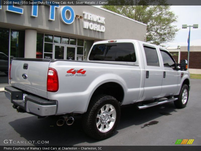 Silver Metallic / Camel 2008 Ford F350 Super Duty FX4 Crew Cab 4x4