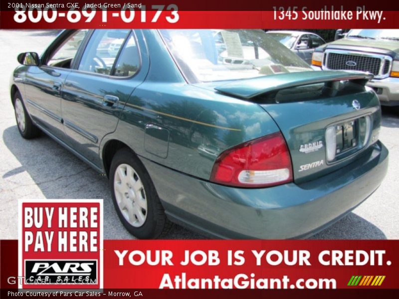 Jaded Green / Sand 2001 Nissan Sentra GXE