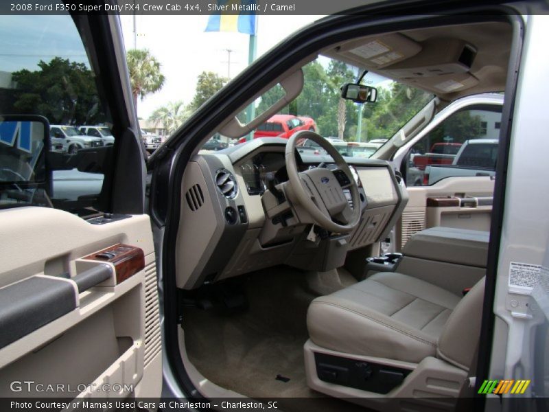 Silver Metallic / Camel 2008 Ford F350 Super Duty FX4 Crew Cab 4x4
