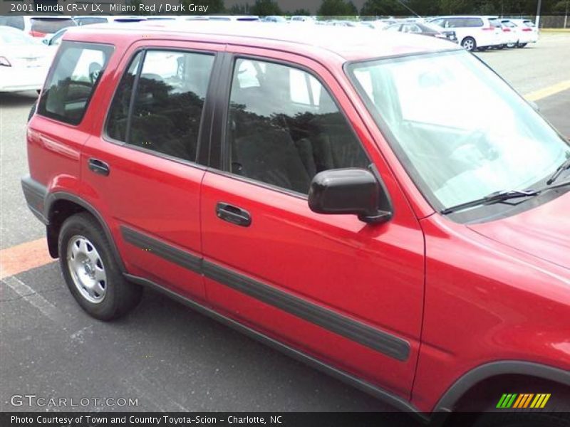Milano Red / Dark Gray 2001 Honda CR-V LX