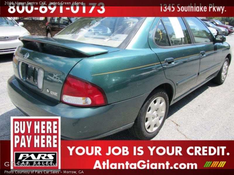 Jaded Green / Sand 2001 Nissan Sentra GXE