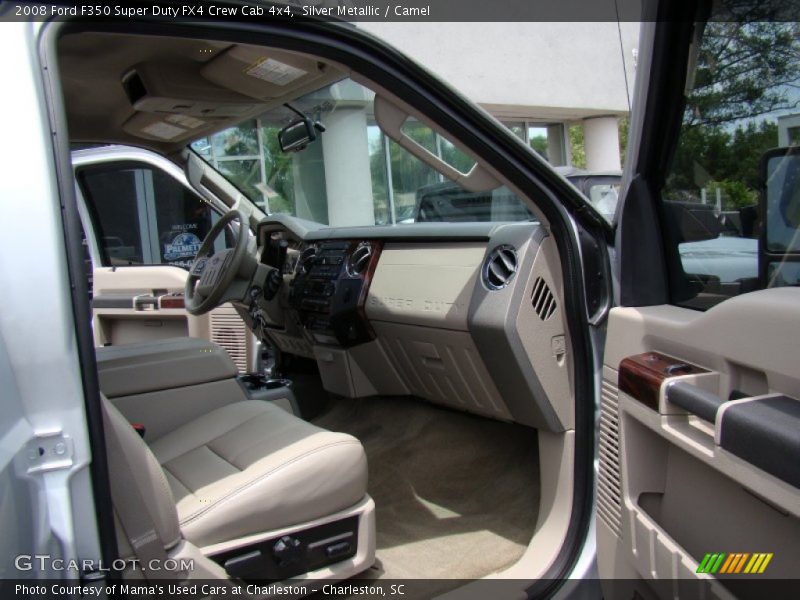 Silver Metallic / Camel 2008 Ford F350 Super Duty FX4 Crew Cab 4x4