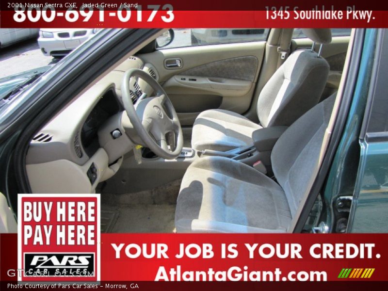 Jaded Green / Sand 2001 Nissan Sentra GXE