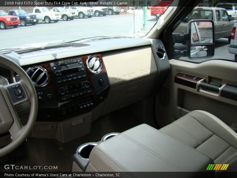 Silver Metallic / Camel 2008 Ford F350 Super Duty FX4 Crew Cab 4x4