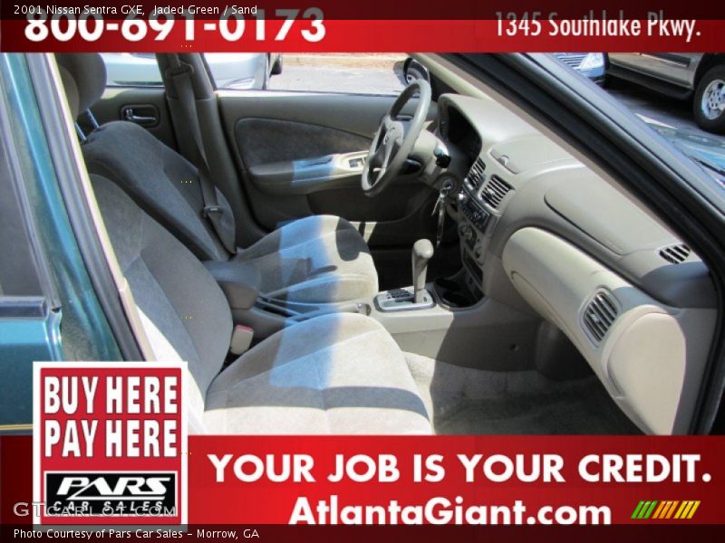 Jaded Green / Sand 2001 Nissan Sentra GXE