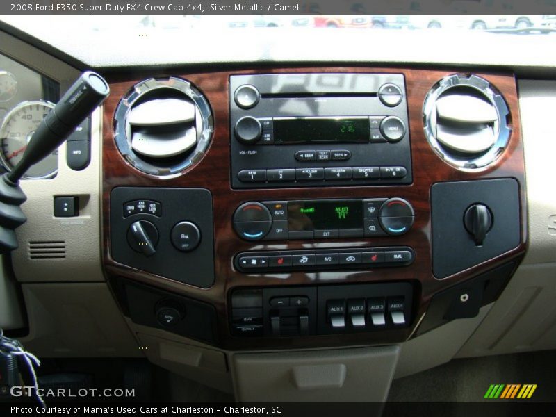 Silver Metallic / Camel 2008 Ford F350 Super Duty FX4 Crew Cab 4x4