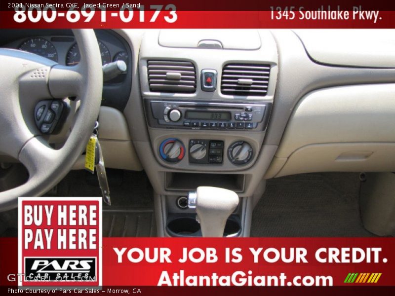 Jaded Green / Sand 2001 Nissan Sentra GXE