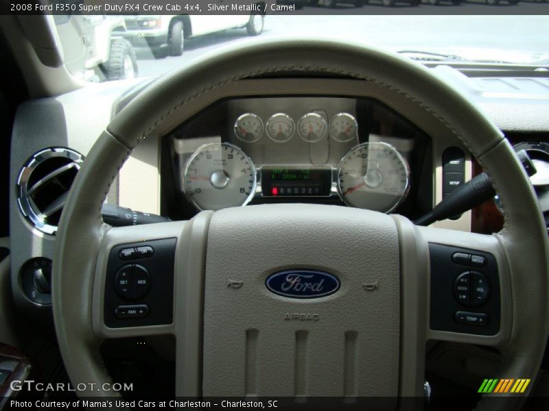 Silver Metallic / Camel 2008 Ford F350 Super Duty FX4 Crew Cab 4x4