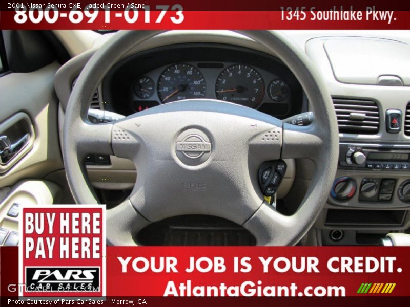 Jaded Green / Sand 2001 Nissan Sentra GXE