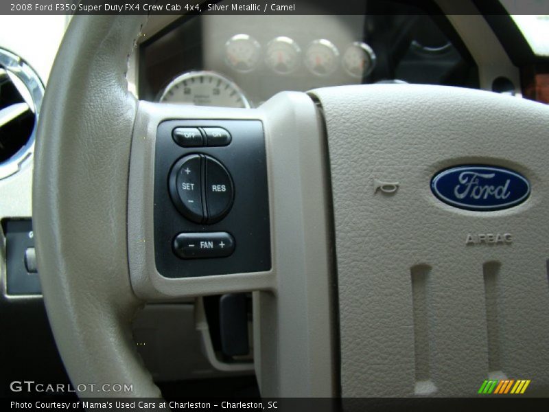Silver Metallic / Camel 2008 Ford F350 Super Duty FX4 Crew Cab 4x4