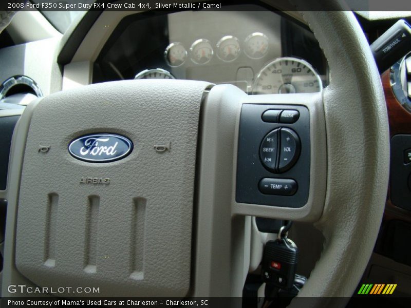 Silver Metallic / Camel 2008 Ford F350 Super Duty FX4 Crew Cab 4x4