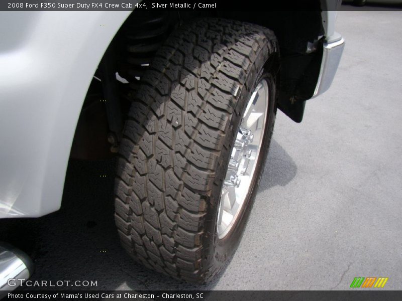 Silver Metallic / Camel 2008 Ford F350 Super Duty FX4 Crew Cab 4x4