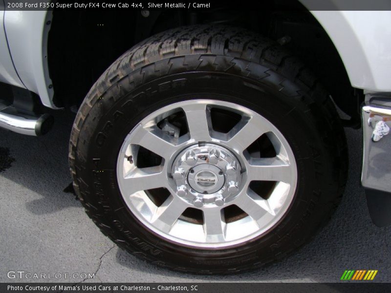 Silver Metallic / Camel 2008 Ford F350 Super Duty FX4 Crew Cab 4x4