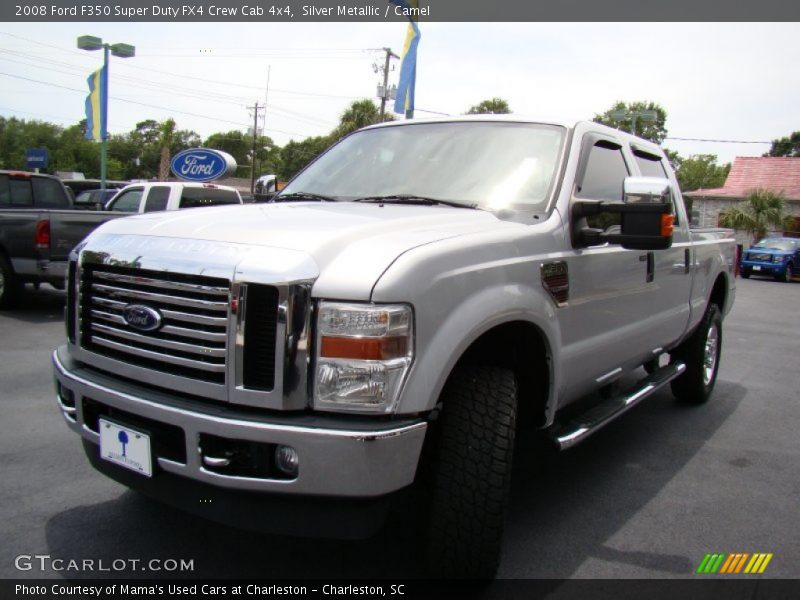 Silver Metallic / Camel 2008 Ford F350 Super Duty FX4 Crew Cab 4x4