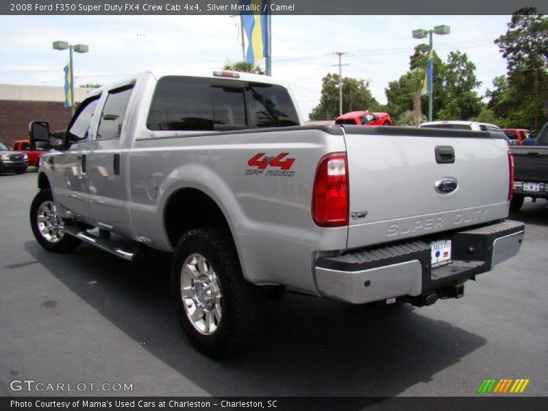 Silver Metallic / Camel 2008 Ford F350 Super Duty FX4 Crew Cab 4x4