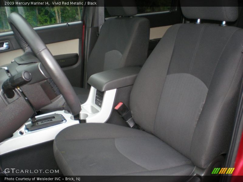 Vivid Red Metallic / Black 2009 Mercury Mariner I4