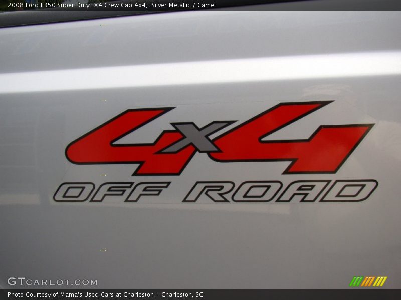 Silver Metallic / Camel 2008 Ford F350 Super Duty FX4 Crew Cab 4x4
