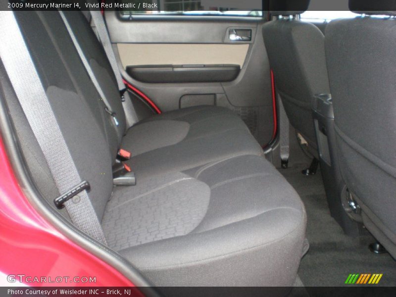 Vivid Red Metallic / Black 2009 Mercury Mariner I4