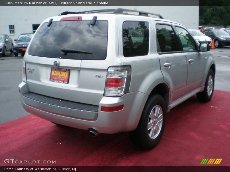 Brilliant Silver Metallic / Stone 2009 Mercury Mariner V6 4WD