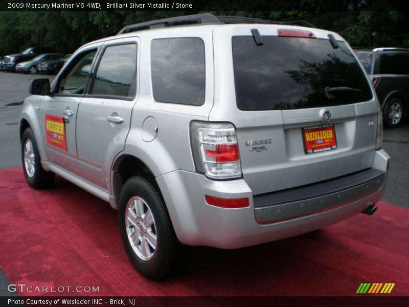 Brilliant Silver Metallic / Stone 2009 Mercury Mariner V6 4WD