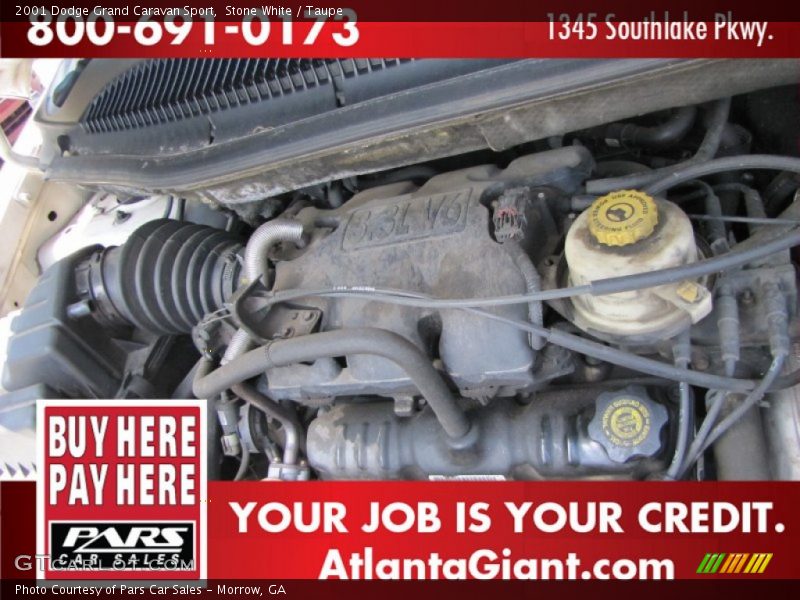 Stone White / Taupe 2001 Dodge Grand Caravan Sport